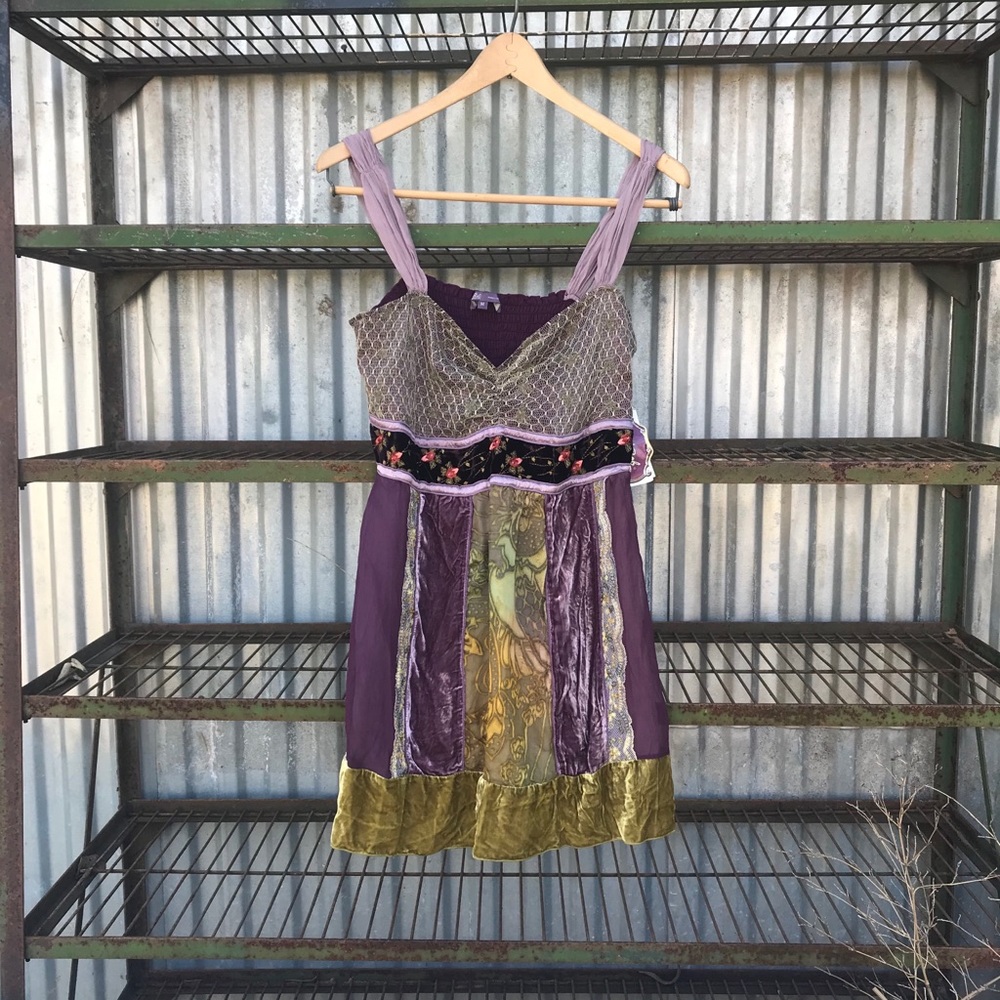 NWT Hale’Bob Boho velvet top